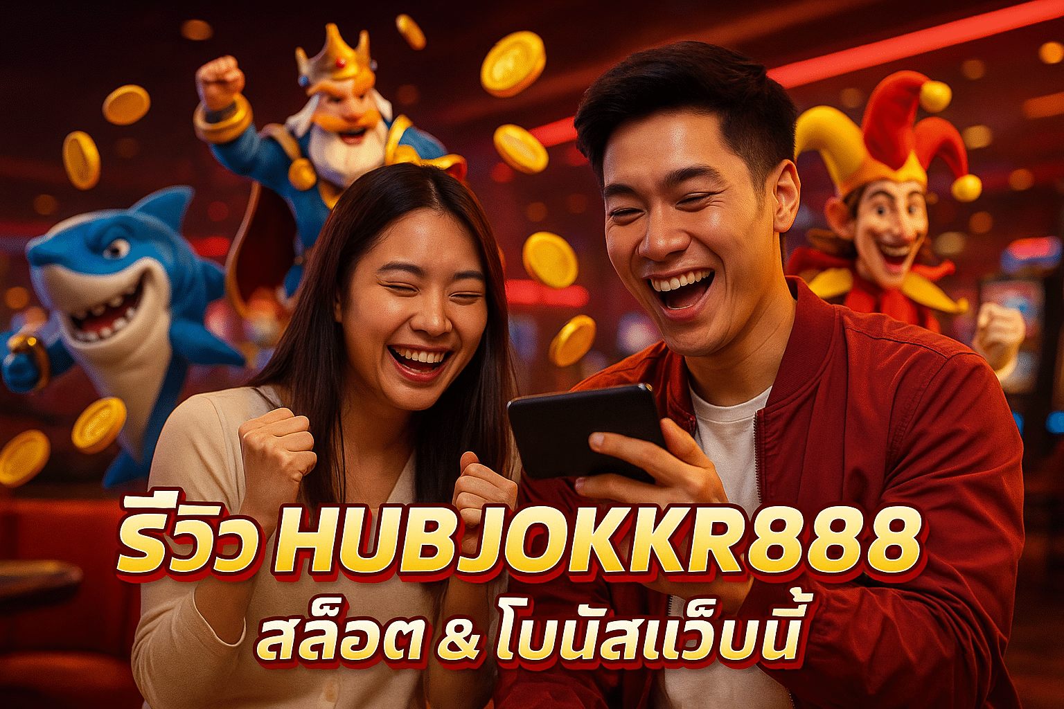 รีวิว HUBJOKER888 สล็อต & โบนัสเว็บนี้