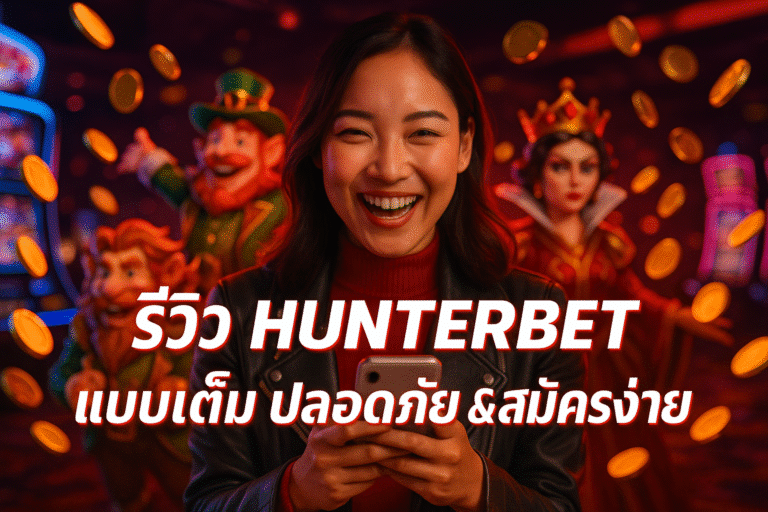 รีวิว HUNTERBET แบบเต็ม ปลอดภัย & สมัครง่าย