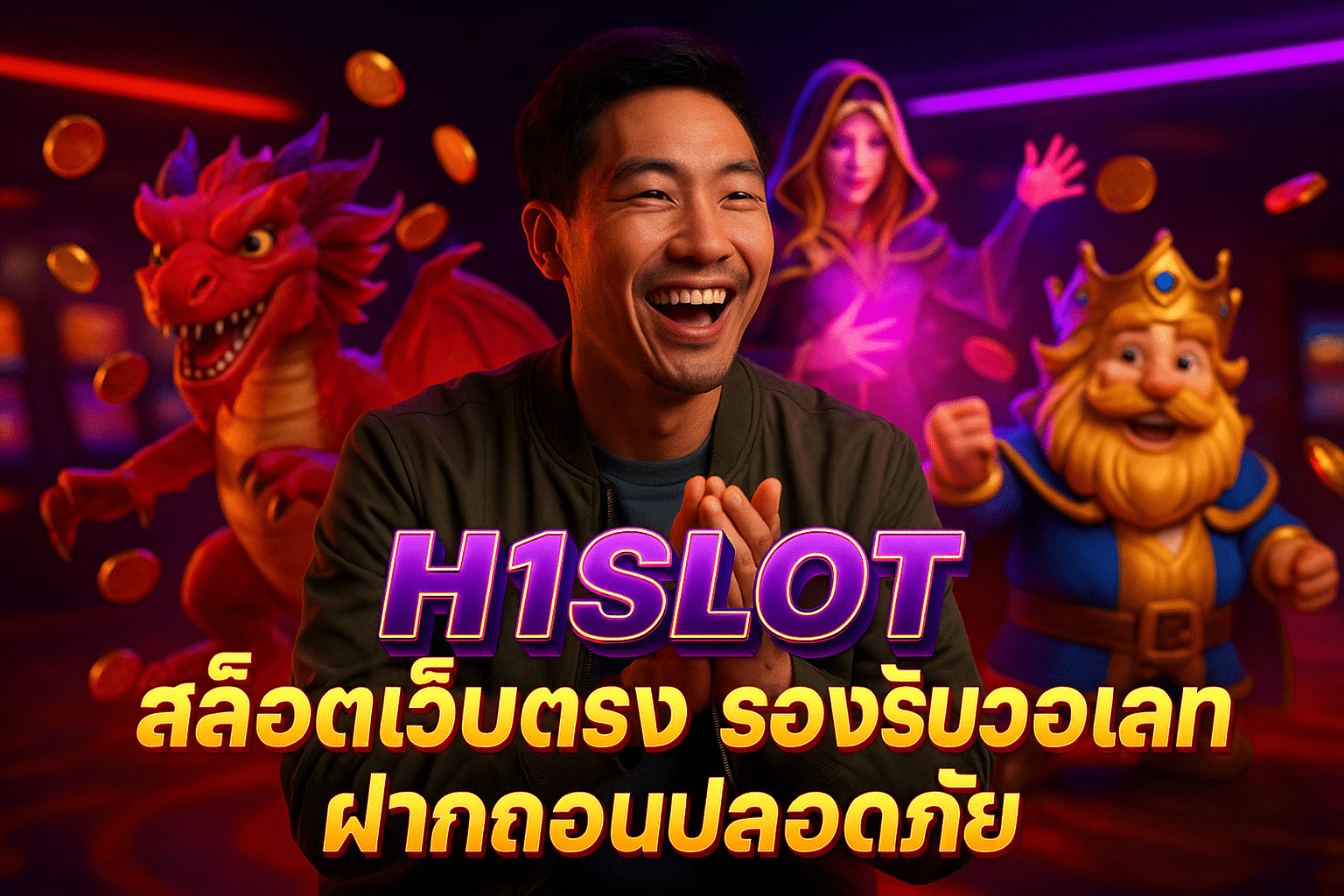 H1SLOT สล็อตเว็บตรง รองรับวอเลท ฝากถอนปลอดภัย