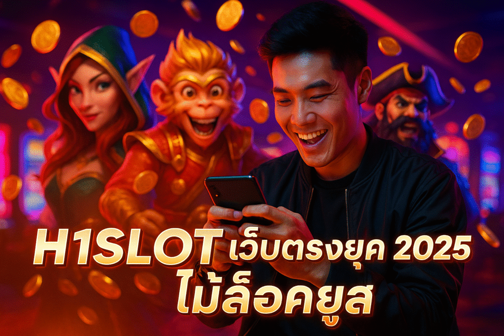 H1SLOT เว็บตรงยุค 2025 ไม่ล็อคยูส